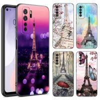 เคสทาวเวอร์ปารีสสำหรับ9Z 8i 7 9 10 5T,Y90 Mate 30 Lite 40 50ที่ครอบสีดำนิ่ม50E