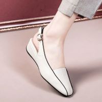 ■ Womens summer wedge sandals real soft leather comfort mother shoes