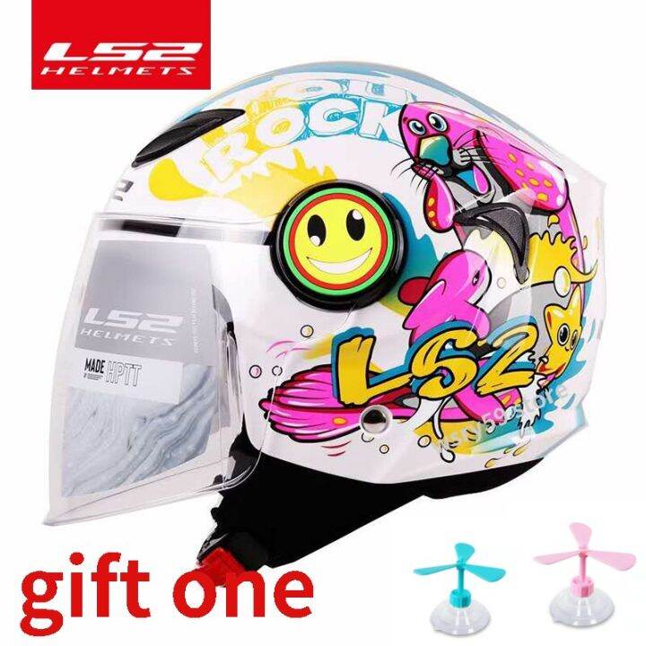 LS2 Children's Motorcycle helmet capacete casco LS2 OF602 kids helmets