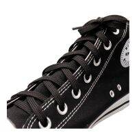 6MM Shoe Accessories White Black Double Layer Polyester Shoelaces Women Sneaker Flat Type Solid Charmed Lacet Custom