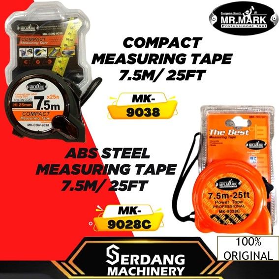 Series 100 - 25ft / 7.5m Professional Wide-Read Magnetic-Tipped Steel Tape  Measure