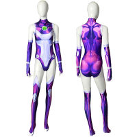 เด็กผู้ใหญ่ Anime TEEN Titans starfire jumpsuit เครื่องแต่งกาย superhero bodysuit koriands คอสเพลย์ฮาโลวีน zentai catsuits