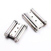 Thickening free stainless steel door hinge and two-way open autistic cowboy spring bar