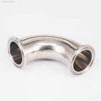 ☊✒✗ Fit Tube O/D 38mm Tri Clamp 1.5 Ferrule OD 50.5mm 304 Stainless Steel Sanitary 90 Degree Elbow Connector Adapter Homebrew