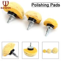 6mm Shank Cotton Polishing Wheels Cloth Buffing Pads Grinder for Jewelry Wood Metal Abrasive Tools Mushroom Shape Brush