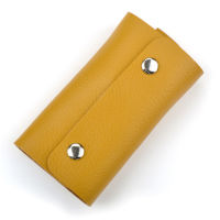 Pouch Fashion Bag Zip Leather Wallet Key Holder