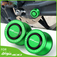 Swingarm Spools 8มม. สกรูอลูมิเนียมรถจักรยานยนต์อุปกรณ์เสริมสำหรับ Kawasaki Ninja 400 Ninja400 2018 2019 2020 2021 2022 2023