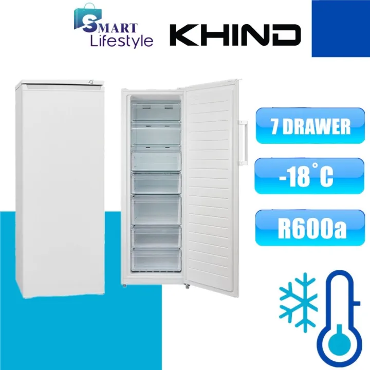 Khind Upright Freezer (225L) UF225 UF225 Lazada
