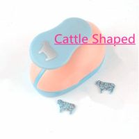 Cattle shaped 5/8" EVA hole punch greeting card handmade cow craft punch cortador de papel de scrapbook scalper puncher freeship Staplers  Punches