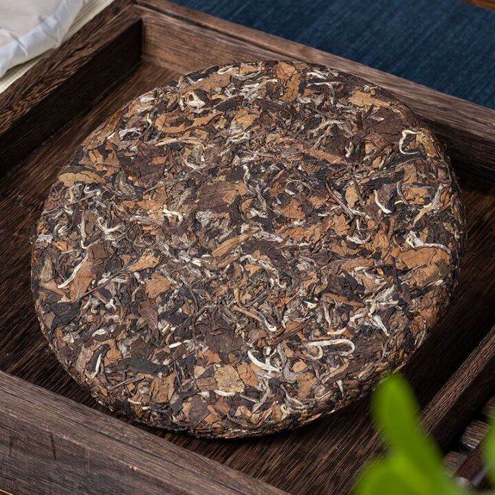 fuding-white-tea-old-white-tea-cake-aged-shoumei-gaoshan-gongmei-white-peony-tea-cake-350g-without-tea-needle