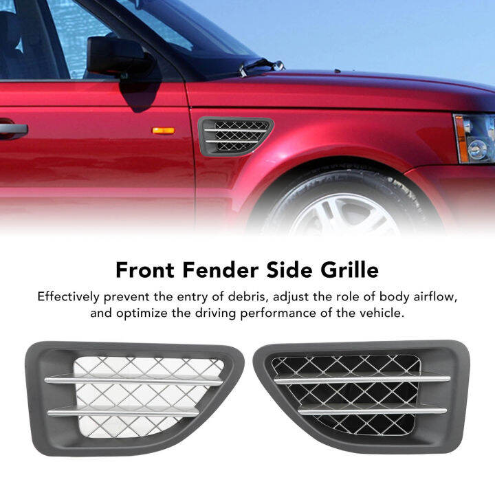 Side Fender Air Vent Trim High Strength Front Fender Side Grille ...