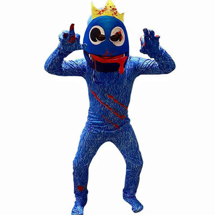 Rainbow Friends Children's Halloween Blue Rainbow Friends Costume 