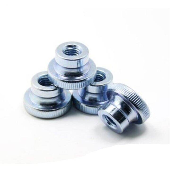 2-10pcs-m2-m2-5-m3-m4-m5-m6-m8-m10-step-galvanized-knurled-thumb-nut-hand-tighten-nut-3d-printers-parts-curtain-wall-nails-screws-fasteners