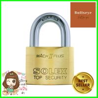 กุญแจลูกปืน SOLEX MACH2 PLUS 45 มม. สีทองเหลืองPADLOCK SOLEX MACH2PLUS45 45MM BRASS **ใครยังไม่ลอง ถือว่าพลาดมาก**