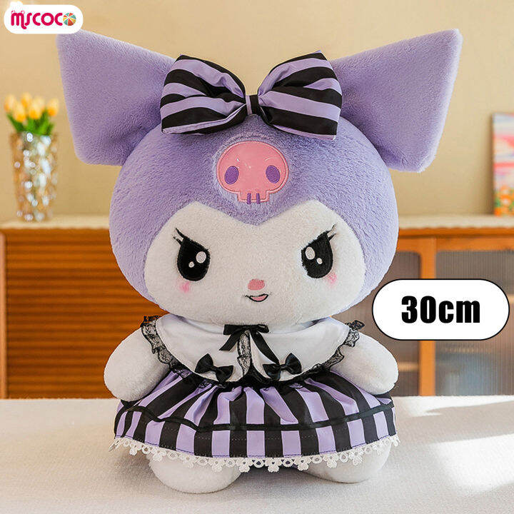 mscoco-ของเล่นตุ๊กตาเมโลดี้น่ารัก-kuromi-ของเล่นตุ๊กตาเหมือนจริงตุ๊กตาสตัฟขนนุ่มสบายผิวเป็นมิตรกับวันเกิดสำหรับเด็กของขวัญวันเด็ก