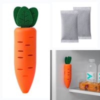 Keep Refrigerator Fresh Refrigerator Deodorant Box Remove Odor Carrot-shaped Carbon Charcoal Bag Multifunction Air Freshener