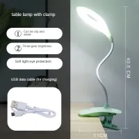 Clip on Led Desk Table Lamp Eye Protection Learning Usb Charging Childrens Dormitory Lovely Night Lamp Bedroom Bedside Lamp