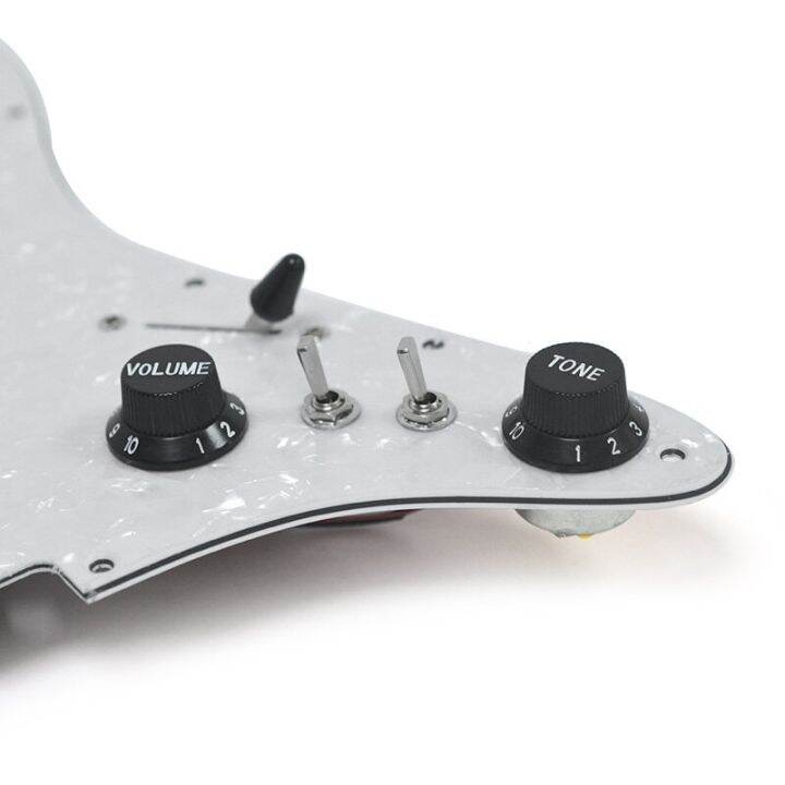 alnico-5-prewired-strat-pickguard-coil-splitting-pickguard-hh-loaded-pickguard-with-humbucker-pickups-set-multi-colour