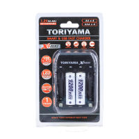 แท่นชาร์จ Toriyama X4 USB Charger+ถ่าน AA1200mAh (แพ็ค 2 ก้อน)