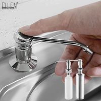 ELLEN Kitchen Soap Dispensers Pump Soap Brass Dispensers for Kitchen Built in Counter top Dispenser MLF606