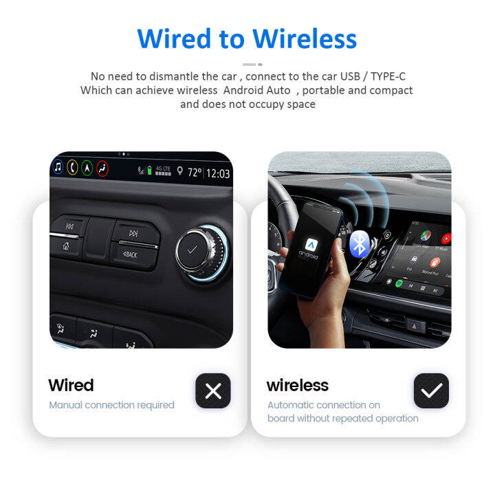 สายไร้สาย-android-อะแดปเตอร์อัตโนมัติรถ-ai-กล่องไร้สาย-dongle-เสียบเล่น-wifi-สำหรับโตโยต้า-kia-มาสด้านิสสันคัมรี่ซูซูกิ-subaru