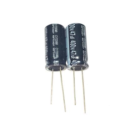 10pcs 47uF 400V 47MFD 400WV 13*25mm Aluminum Electrolytic Capacitor Radial Electrical Circuitry Parts