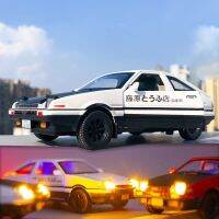 1/20ภาพยนตร์ INITIAL D AE86รถโลหะผสมโมเดลโลหะ Diecast รถจำลองสูงเสียงเบาของขวัญเด็ก