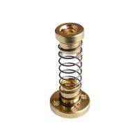 Gap Thrseaded Rod Lead Elimination Screw Spring Loaded 3D Printer Parts DIY Motor T8 Anti Backlash Brass Nut