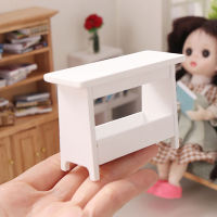 1:12 Dollhouse Mini สตูลโต๊ะโต๊ะรุ่นตู้ชั้นวางหนังสือไม้ขนาดเล็กเฟอร์นิเจอร์อุปกรณ์ตกแต่ง Toy