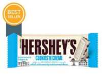 Hersheys Chocolate Bar Cookies and Cream 40g เฮอร์ชีส์ ช็อกโกแลตบาร์คุกกี้แอนด์ครีม 40 กรัม