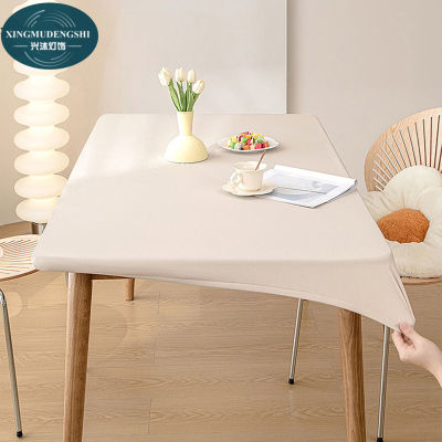 XMDS ผ้าคลุมโต๊ะ ผ้ายางปูโต๊ะ ผ้าปูโต๊ะ หนัง PVC กันน้ํา กันน้ํามัน สองด้าน สีพื้น สําหรับนักเรียน โต๊ะทานอาหาร ผ้าปูโต๊ะมินิมอล ผ้าปูโต๊ะกันน้ำ