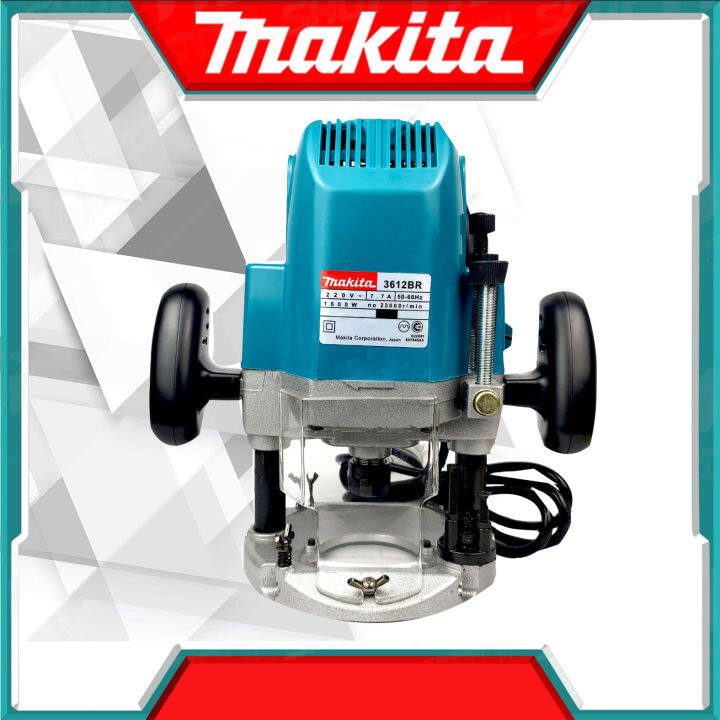 makita-เร้าเตอร์-เครื่องเซาะร่องไม้-รุ่น-3612-พร้อมชุดดอก-12-ชิ้น-งานเทียบ