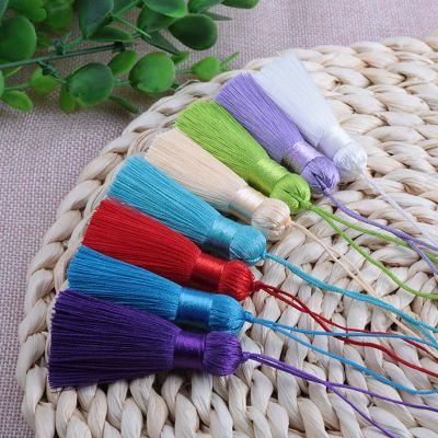 【LZ】 5pcs/lot 5cm Short Fat Silk Tassel Fringe Sewing Bang Tassel Trim Key Tassels For DIY Pendant Embellish Curtain Accessories