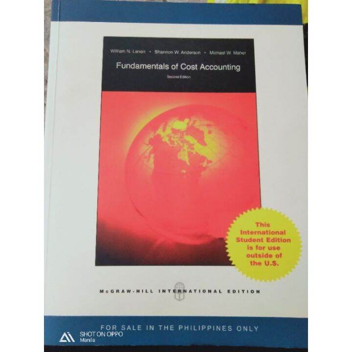 BOOK Fundamental of cost Accounting | Lazada PH