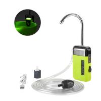 Portable Fishing Suction Device Aquarium Air Pump Multi-Function Induction Water Circulation Pump Oxygen Pump with LED Lighting