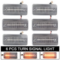 6Pcs Amber Dynamic Flowing LED Side Marker Light สำหรับ Iveco Fiat Ducato Citroen Relay Peugeot er Renault VOLVO MAN