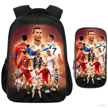 World Cup Soccer Printing Student Backpack Kids School Book Bags Or  Shoulder Bag Or Pencil Bag Or Three-piece Set Children's Travelling Bag