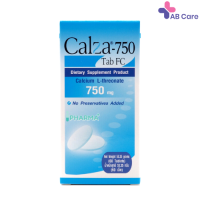 CalZa แคลซ่า แคลเซียม แอล- ทรีโอเนต 750 mg.ชนิดเม็ด 60 เม็ด [ABC]