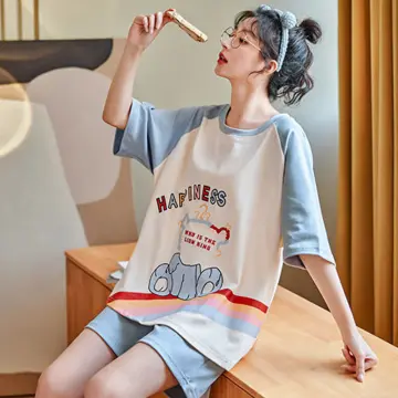 summer short sleeve milk silk pajama