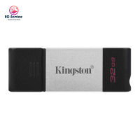 EC Service Flash Drive   KINGSTON DATA TRAVELER (DT80) Type-C Black แฟลชไดร์ฟ Data Traveler 80 USB  32GB 64 GB 128 GB 256 GB สินค้าแท้ทุกชิ้น