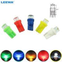 :?》 -- LEEWA 10ชิ้นแผงหน้าปัดรถยนต์5สี T10 168 1-แอลอีดีเว้าฐานลิ่มแอลอีดีไฟ LED หลอดไฟ # CA3167