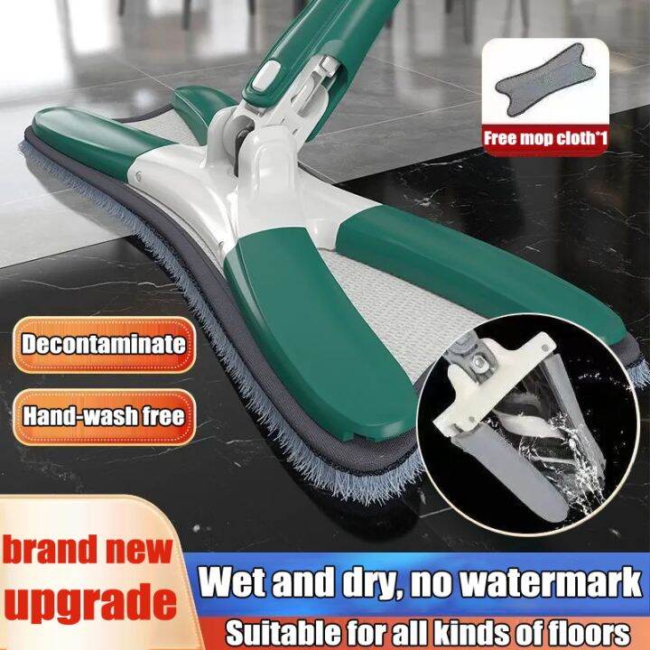 Free mop cloth 👍 mop with squeezer heavy duty mop No need to wash, no