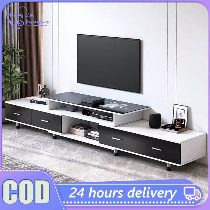 Modern light luxury storage simple telescopic 240 cm TV