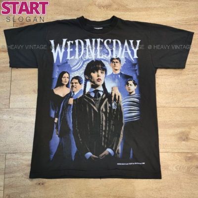 START WEDNESDAY TV SERIES 2022 ซีรีย์สายดาร์ก จาก Addams family  สาววันพุธ. อย่าพลาด.S-5XL