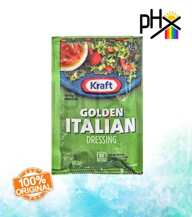 Kraft Golden Italian Salad Dressing Single Serve packets 1.5oz / 42.5g