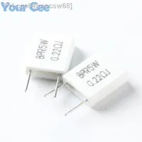 50pcs 5W 0.22 ohm 0.22R BPR56 Non-inductive Ceramic Cement Resistor Electronic Component