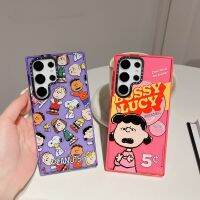 เคสโทรศัพท์การ์ตูนสนู้ปปี้เคส Galaxy S23ลายการ์ตูนน่ารัก,สำหรับ Samsung S23Ultra S23Plus S22Ultra S22Plus นิ่มกันกระแทก S21Ultra เคสโทรศัพท์ S21Plus สำหรับ S22 S21เคสห่อหุ้มพิเศษพลัส