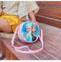 Frozens Annas Elsas เด็กทารกเด็กหญิง Crossbody กระเป๋าสะพายไหล่แฟชั่นเด็กการ์ตูนน่ารักลำลองอุปกรณ์เปลี่ยน0000 Tas Bulat ขนาดเล็ก