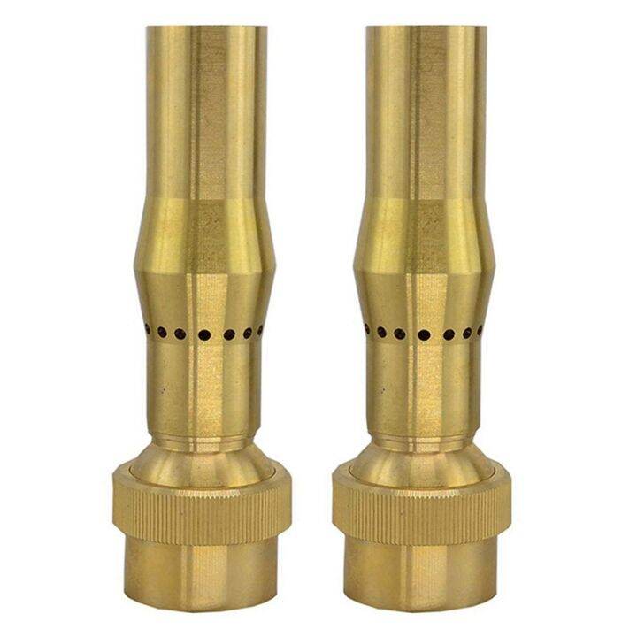 2pcs 3/4 Inch Brass Foam Jet Fountain Nozzles Garden Landscape Fountain