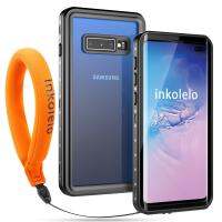 Inkolelo ซองกันน้ำสำหรับ Samsung Galaxy S10+/S10บวกกับสายรัดลอยน้ำเต็มรูปแบบว่ายน้ำดำน้ำปกป้องแข็งแกร่งกันกระแทกฝาครอบทนทาน